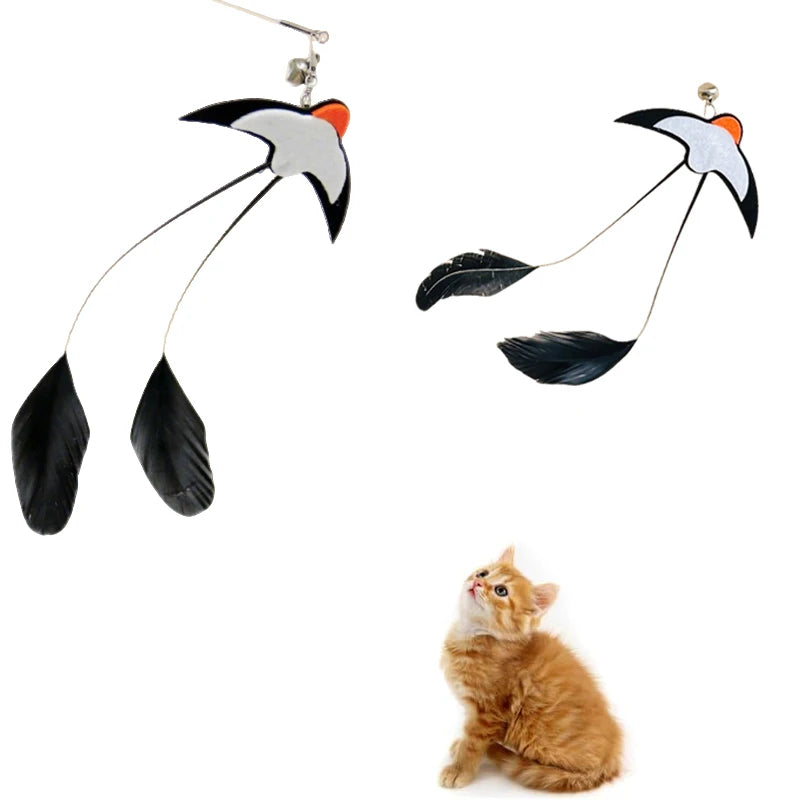 Three insect lure refills for cat teaser wands