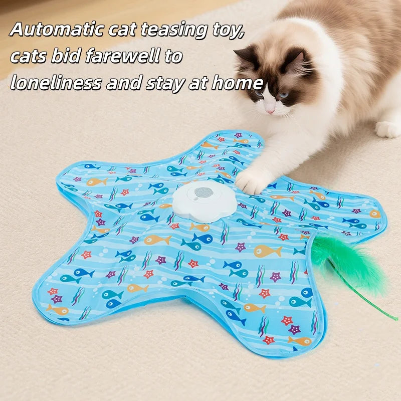 Motion Activated Chirping Bird Cat Toy, USB-C Rechargeable