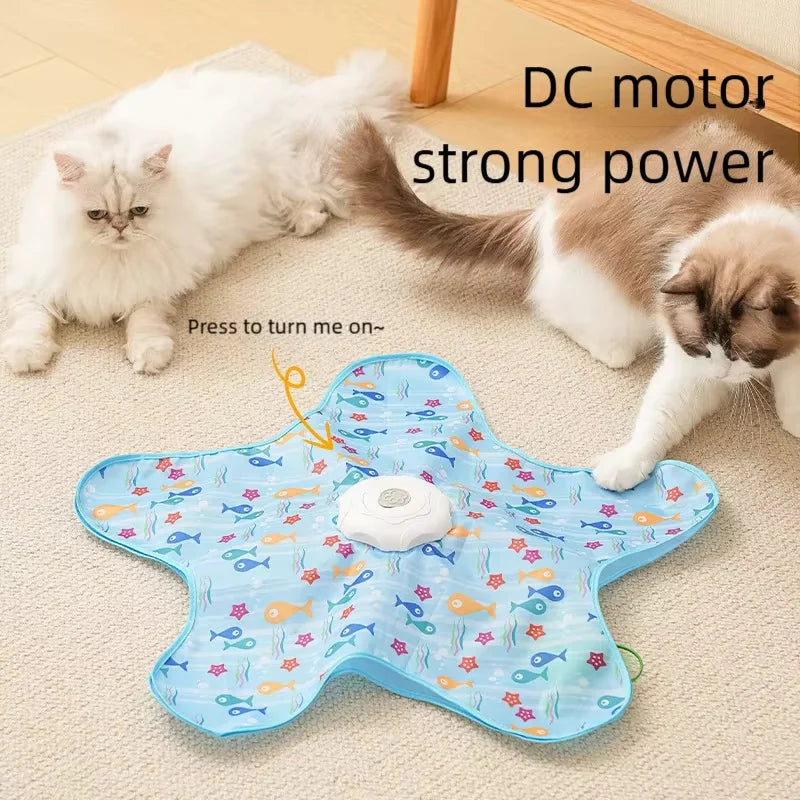 Motion Activated Chirping Bird Cat Toy, USB-C Rechargeable