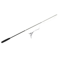 Retractable cat feather teaser wand