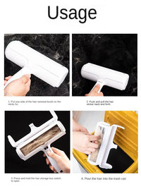 Reusable Pet Hair Remover Roller, 2-Way Lint Brush
