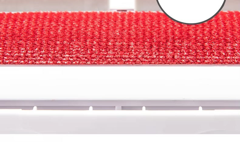Fabric only, and it will not touch a floor