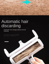 Reusable Pet Hair Remover Roller, 2-Way Lint Brush