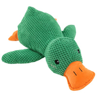 The Mellow Calming Duck No-Stuffing Squeaky Dog Toys
