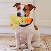 The Mellow Calming Duck No-Stuffing Squeaky Dog Toys