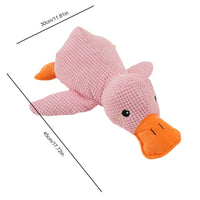 The Mellow Calming Duck No-Stuffing Squeaky Dog Toys
